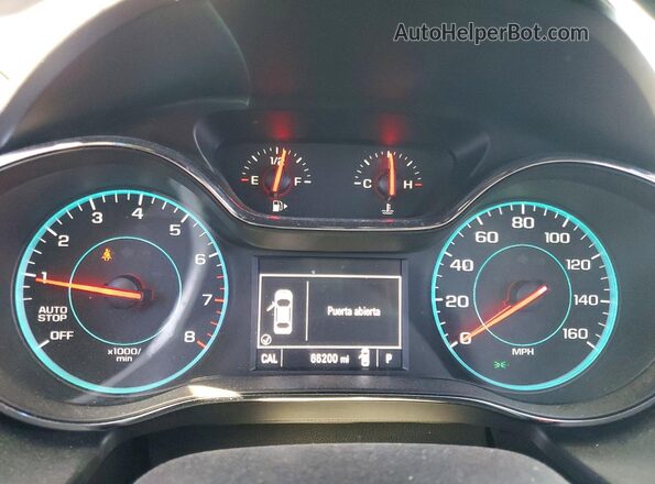 1G1BE5SM8J7184547 2018 CHEVROLET CRUZE Gray Vista del cuadro de instrumentos