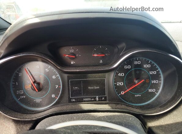 1G1BE5SM8J7230927 2018 CHEVROLET CRUZE Black Вид щитка приладів