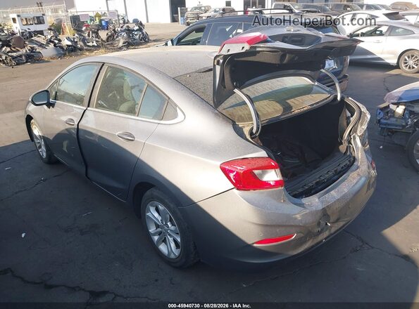 1G1BE5SM8K7109039 2019 CHEVROLET CRUZE Серебряный Задняя левая четверть
