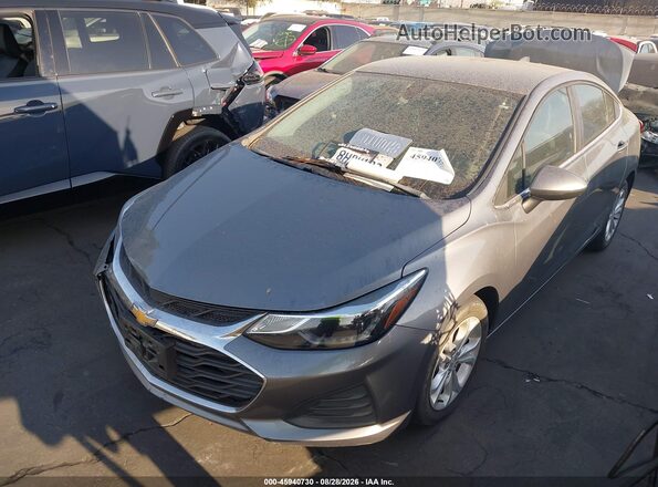 1G1BE5SM8K7109039 2019 CHEVROLET CRUZE Серебряный Передняя левая четверть