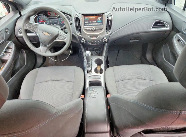 1G1BE5SM9J7101689 2018 CHEVROLET CRUZE Black Widok deski rozdzielczej
