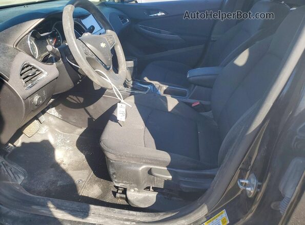 1G1BE5SMXH7240644 2017 CHEVROLET CRUZE Black Вид салону спереду