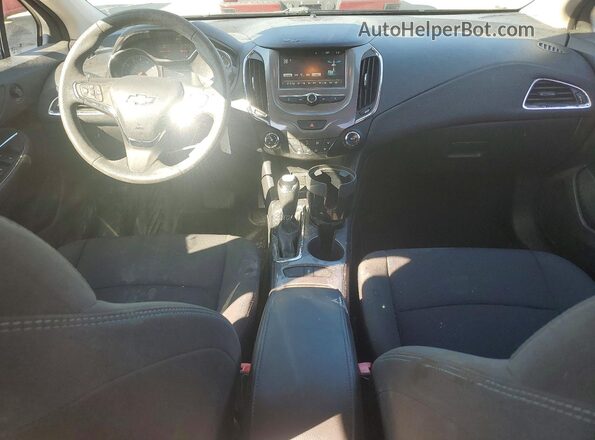 1G1BE5SMXH7240644 2017 CHEVROLET CRUZE Black Вид панелі приладів