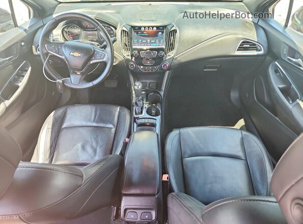 1G1BF5SM6J7135909 2018 CHEVROLET CRUZE Black წინა პანელის ხედი