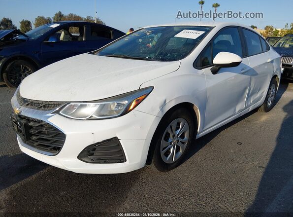1G1BJ5SM3K7104147 2019 CHEVROLET CRUZE White Przód lewy