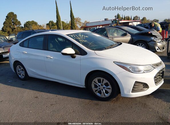 1G1BJ5SM3K7104147 2019 CHEVROLET CRUZE White Widok wnętrza z tyłu