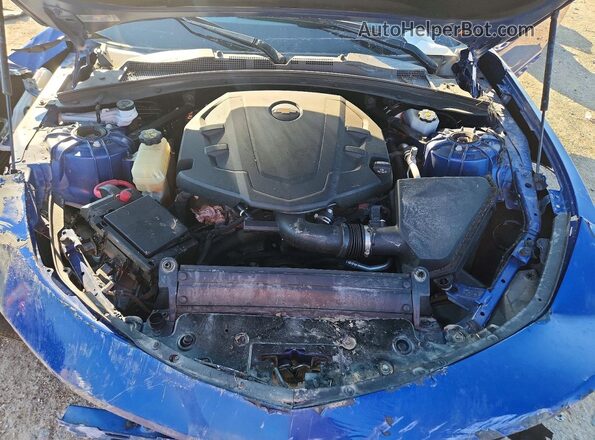 1G1FA1RS1K0125912 2019 CHEVROLET CAMARO Blue Widok wnętrza z tyłu