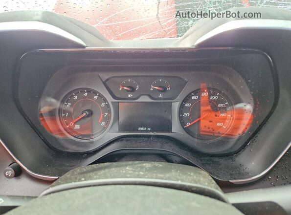 1G1FB1RS0J0177401 2018 CHEVROLET CAMARO Red Вид щитка приладів