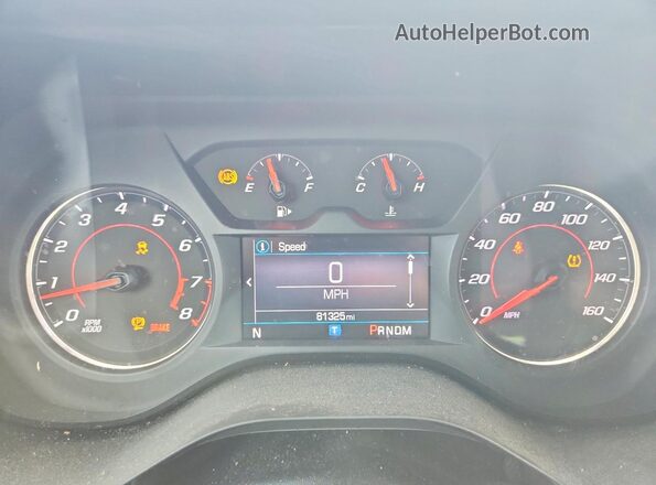 1G1FB1RS3K0122233 2019 CHEVROLET CAMARO Blue Widok zestawu wskaźników