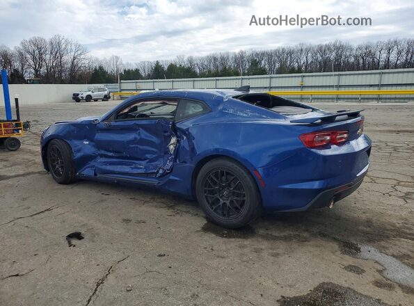 1G1FB1RS3M0134059 2021 CHEVROLET CAMARO Blue Rear left