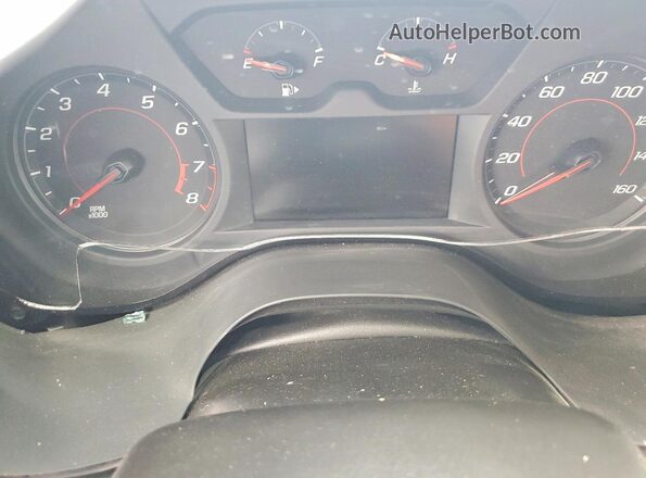 1G1FB1RS3M0134059 2021 CHEVROLET CAMARO Blue Instrument cluster view