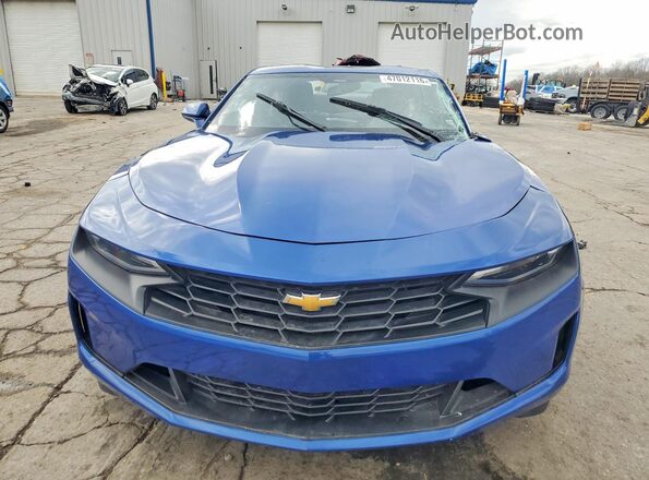 1G1FB1RS3M0134059 2021 CHEVROLET CAMARO Blue Front view