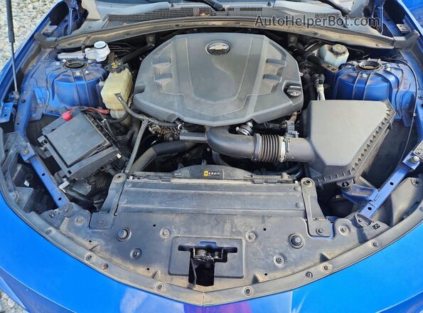 1G1FB1RS5G0116005 2016 CHEVROLET CAMARO Blue Widok wnętrza z tyłu