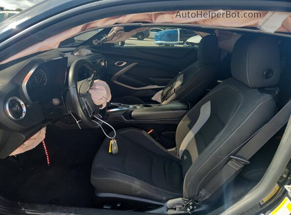 1G1FB1RS5L0117018 2020 CHEVROLET CAMARO Black Vista interior delantera