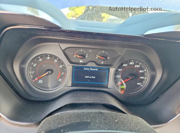 1G1FB1RS5R0103645 2024 CHEVROLET CAMARO Синий Вид щитка приборов