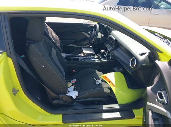 1G1FB1RS6K0157039 2019 CHEVROLET CAMARO Green Vista interior delantera