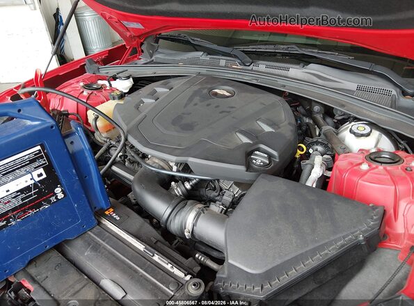 1G1FB1RS7J0146565 2018 CHEVROLET CAMARO Red უკანა ხედი