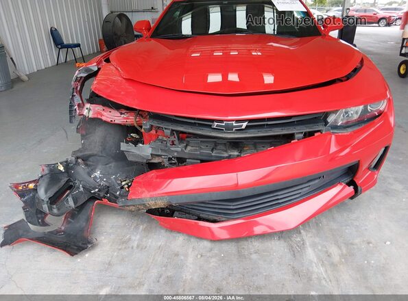 1G1FB1RS7J0146565 2018 CHEVROLET CAMARO Red უკანა სალონის ხედი
