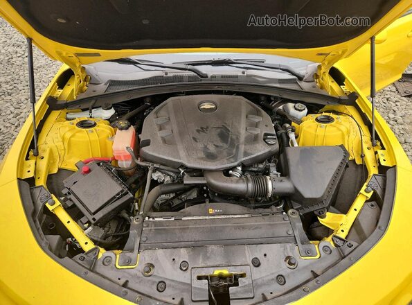 1G1FB1RS9G0174375 2016 CHEVROLET CAMARO Yellow Vista interior trasera