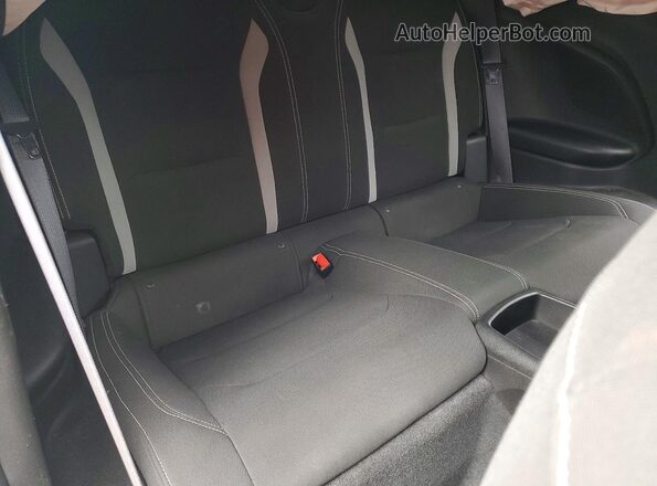 1G1FB1RS9K0138579 2019 CHEVROLET CAMARO Gray უკანა სავარძლების ხედი