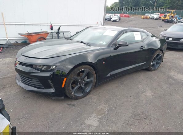 1G1FB1RSXJ0165112 2018 CHEVROLET CAMARO Black Vista tres cuartos delantera izquierda