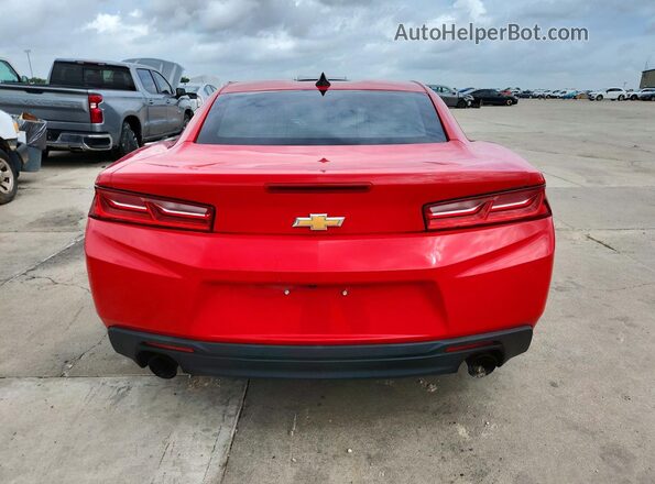 1G1FB1RX0H0176321 2017 CHEVROLET CAMARO Red უკანა ხედი