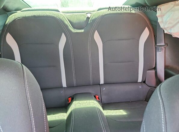 1G1FB1RX2G0167649 2016 CHEVROLET CAMARO Черный Вид задних сидений