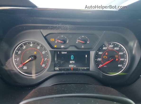 1G1FB1RX2J0121181 2018 CHEVROLET CAMARO Silver Вид щитка приладів