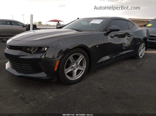 1G1FB1RX2J0165293 2018 CHEVROLET CAMARO Black წინა მარცხენა ხედი სამი მეოთხედიდან
