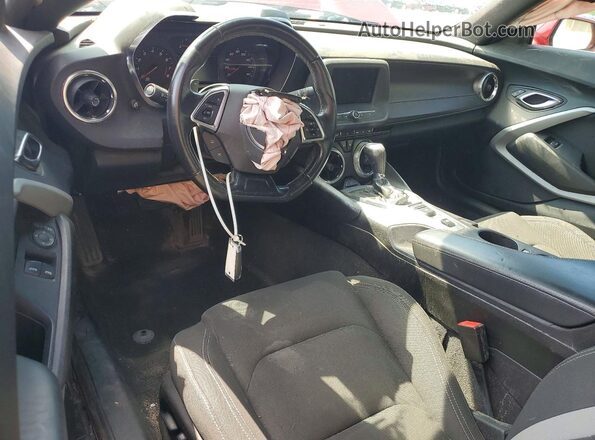 1G1FB1RX2M0136610 2021 CHEVROLET CAMARO Red Vista del salpicadero