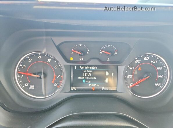 1G1FB1RX3H0154894 2017 CHEVROLET CAMARO Blue Widok tylnych siedzeń