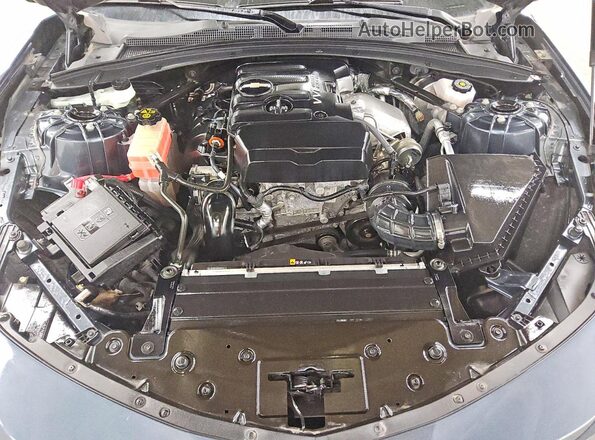 1G1FB1RX7M0110939 2021 CHEVROLET CAMARO Gray Rear interior view