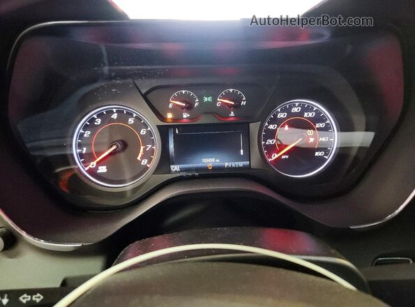 1G1FB1RX8J0104501 2018 CHEVROLET CAMARO Black ხელსაწყოთა პანელის ხედი