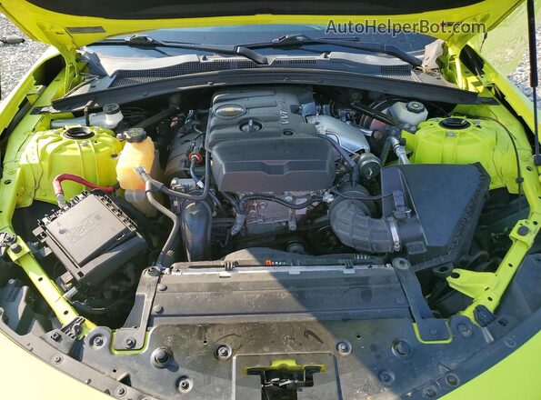 1G1FB1RX9K0152011 2019 CHEVROLET CAMARO Green Widok wnętrza z tyłu