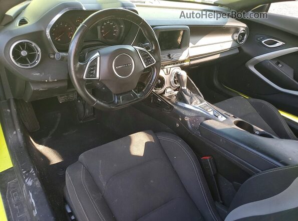 1G1FB1RX9K0152011 2019 CHEVROLET CAMARO Green Widok deski rozdzielczej