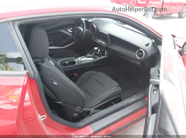1G1FB1RX9M0132988 2021 CHEVROLET CAMARO Red Front interior view