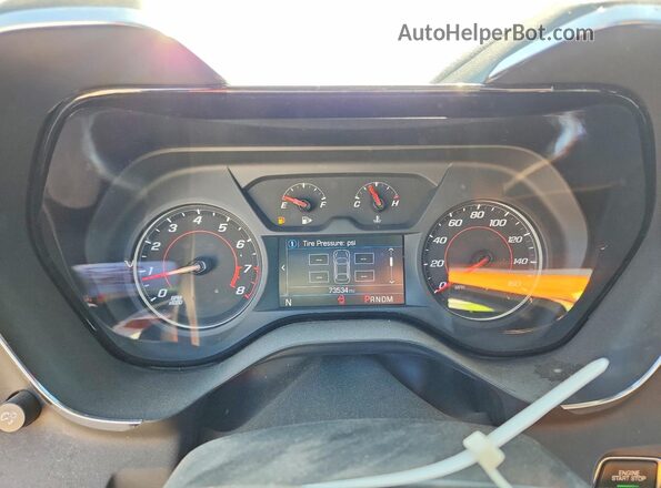 1G1FB3DS0L0106043 2020 CHEVROLET CAMARO Black Instrument cluster view