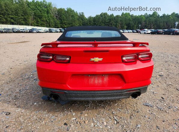 1G1FB3DS0L0115258 2020 CHEVROLET CAMARO Red Вид ззаду