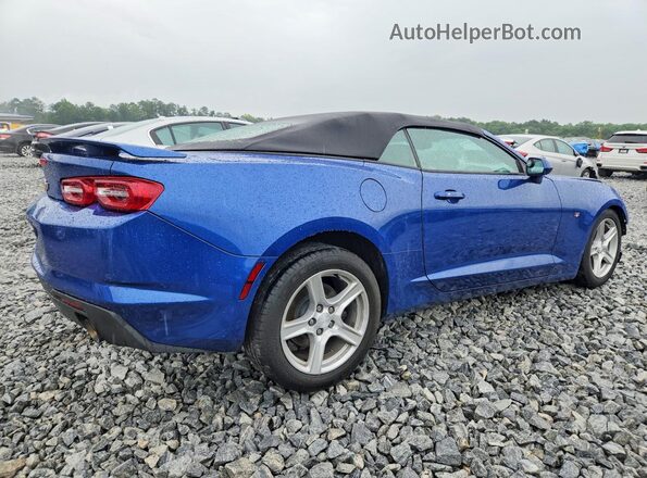 1G1FB3DS1L0114927 2020 CHEVROLET CAMARO Синий Задняя правая четверть