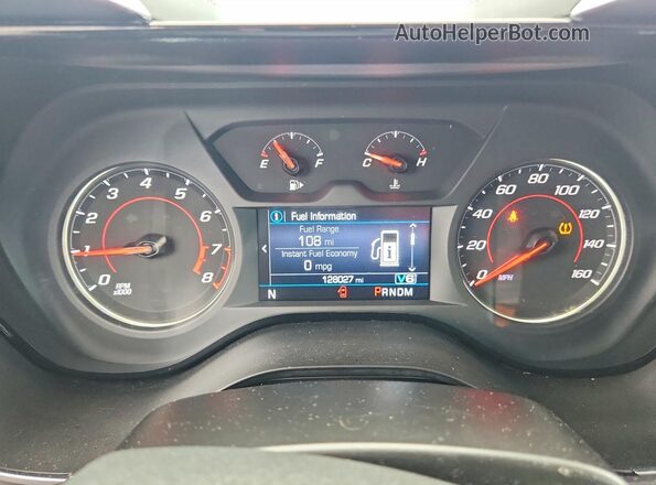 1G1FB3DS1L0114927 2020 CHEVROLET CAMARO Синий Вид щитка приборов