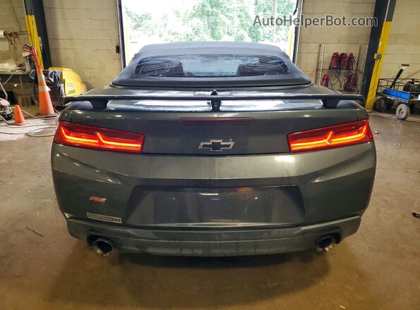 1G1FB3DS4J0116748 2018 CHEVROLET CAMARO Gray Rear view