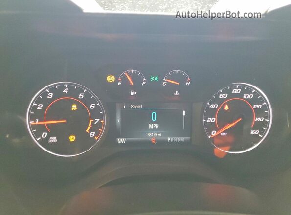 1G1FB3DS4J0116748 2018 CHEVROLET CAMARO Gray Instrument cluster view