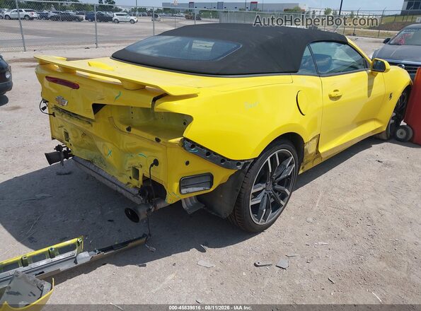 1G1FB3DS4J0168607 2018 CHEVROLET CAMARO Yellow Front view