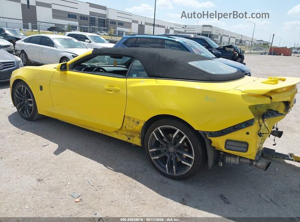 1G1FB3DS4J0168607 2018 CHEVROLET CAMARO Yellow Rear left