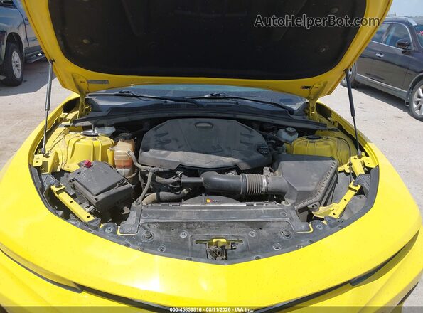 1G1FB3DS4J0168607 2018 CHEVROLET CAMARO Yellow Rear view