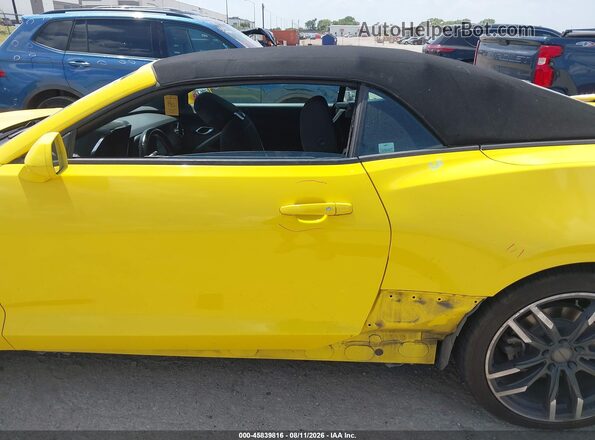 1G1FB3DS4J0168607 2018 CHEVROLET CAMARO Yellow 
