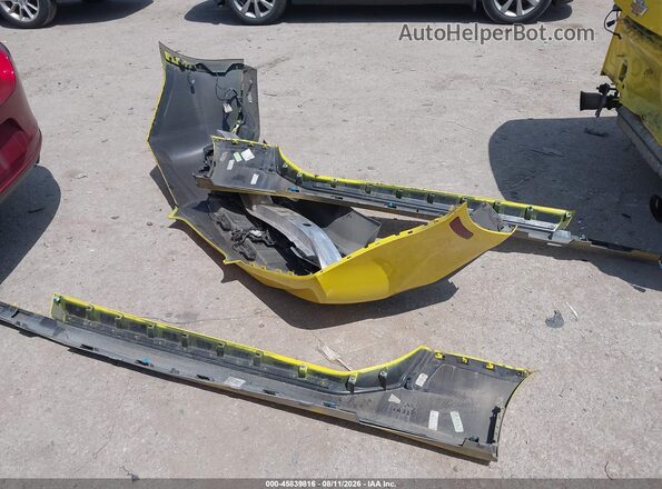 1G1FB3DS4J0168607 2018 CHEVROLET CAMARO Yellow Instrument cluster view
