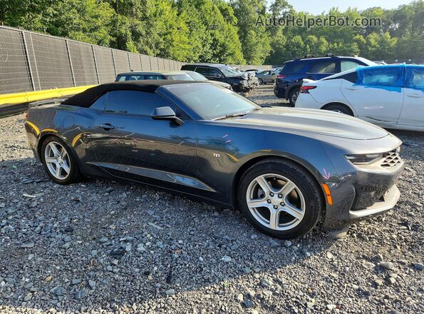 1G1FB3DS7K0151060 2019 CHEVROLET CAMARO Серый Передняя правая четверть