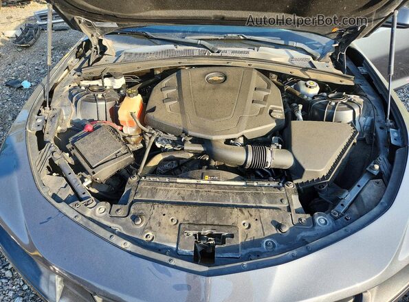 1G1FB3DS7K0151060 2019 CHEVROLET CAMARO Серый Вид задней части салона