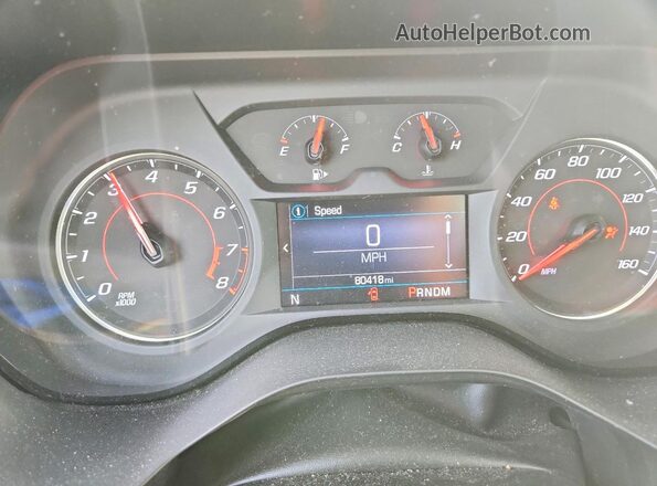 1G1FB3DSXK0136116 2019 CHEVROLET CAMARO Black Вид щитка приладів